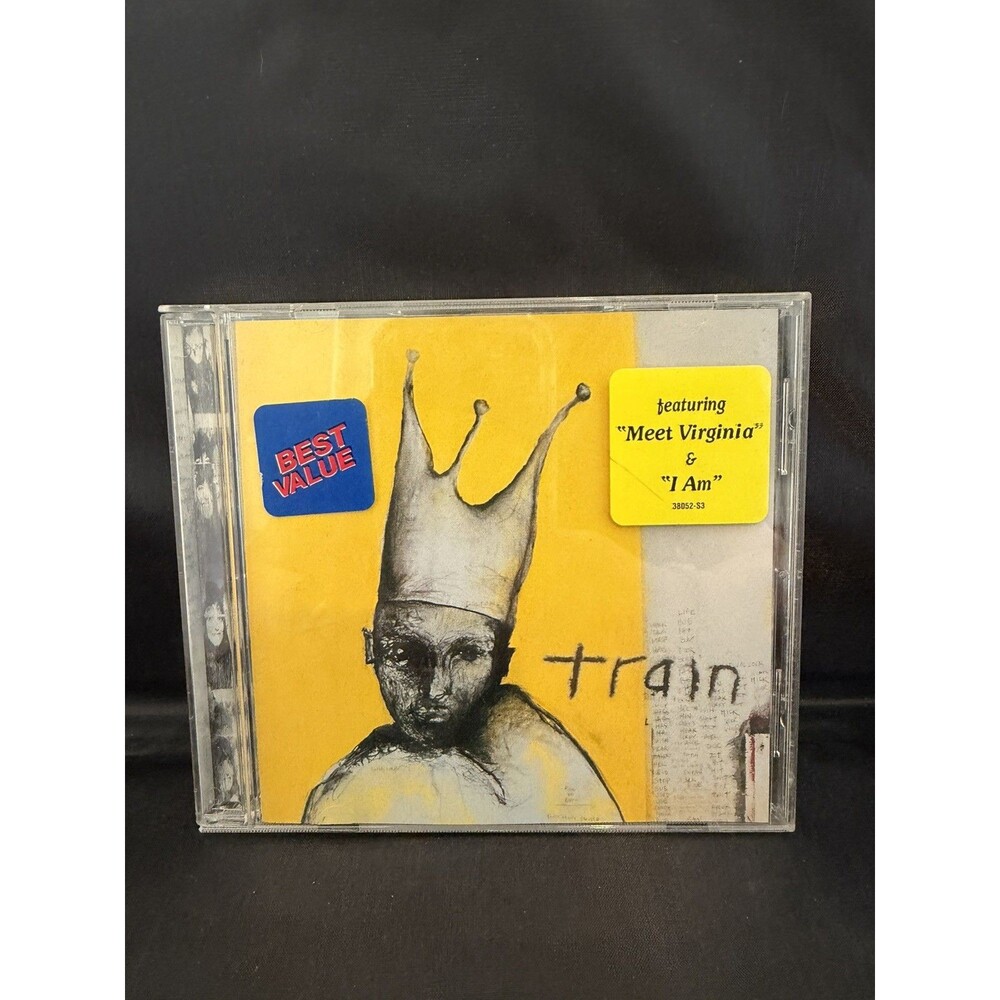 Train Self Titled CD 1998 Columbia Pop Rock Debut Album Meet Virginia Free